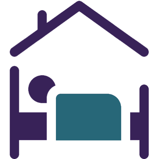 a person laying in their bed 