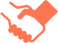 two hands holding each other